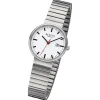 Regent Damen Armbanduhr Analog Edelstahlarmband silber URF1359