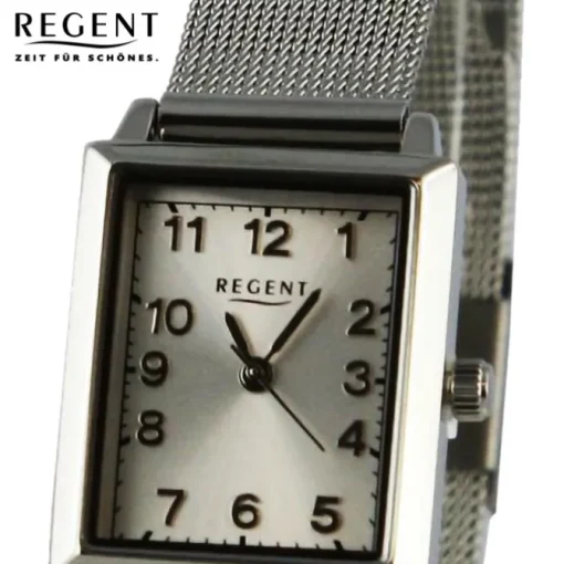 Regent Damen Armbanduhr Analog Metallarmband silber UR2251520