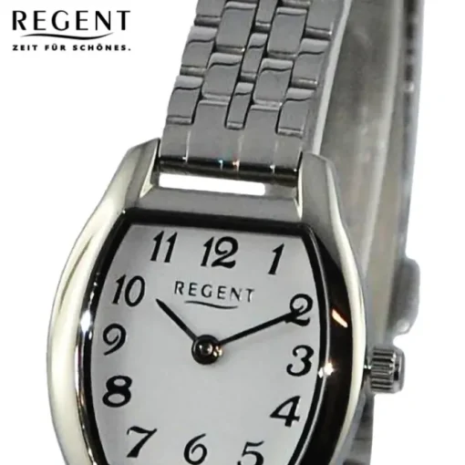 Regent Damen Armbanduhr Analog Metallarmband silber UR2251592