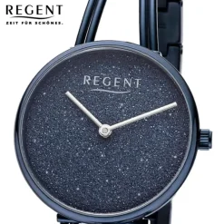 Regent Damen Armbanduhr Analog Metallarmband dunkelblau URBA684