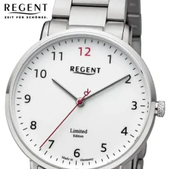 Regent Damen Armbanduhr Analog Metallarmband silber URGM2304