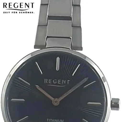 Regent Damen Armbanduhr Analog Metallarmband silber UR2192515