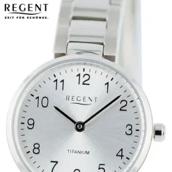 Regent Damen Armbanduhr Analog Metallarmband silber UR2192520