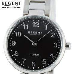 Regent Damen Armbanduhr Analog Metallarmband silber UR2192521
