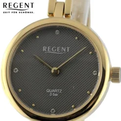 Regent Damen Armbanduhr Analog Metallarmband gold UR2214001