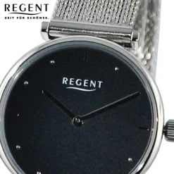 Regent Damen Armbanduhr Analog Metallarmband silber UR2251589