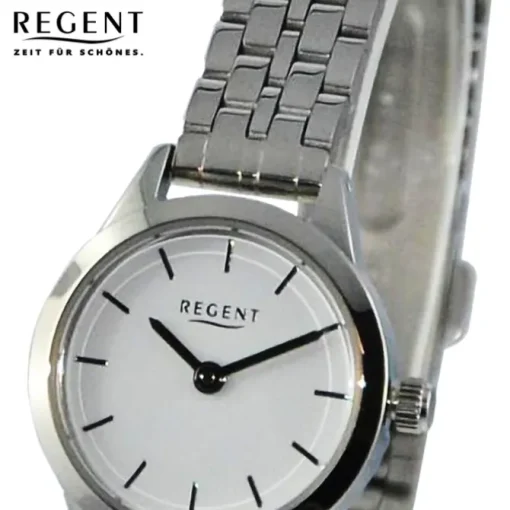 Regent Damen Armbanduhr Analog Metallarmband silber UR2251590