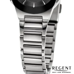 Regent Damen Armbanduhr Analog Metallarmband silber UR2252537