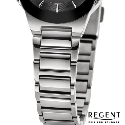 Regent Damen Armbanduhr Analog Metallarmband silber UR2252537