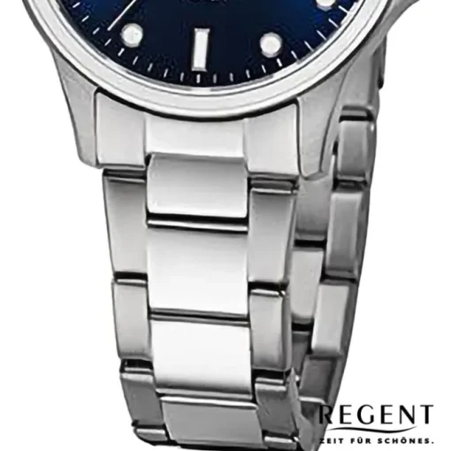 Regent Damen Armbanduhr Analog Metallarmband silber UR2254017