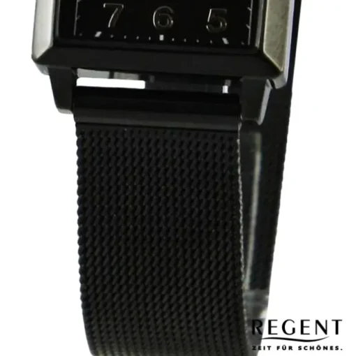 Regent Damen Armbanduhr Analog Metallarmband schwarz UR2251526