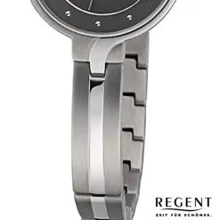Regent Damen Armbanduhr Analog Metallarmband silber URF1335