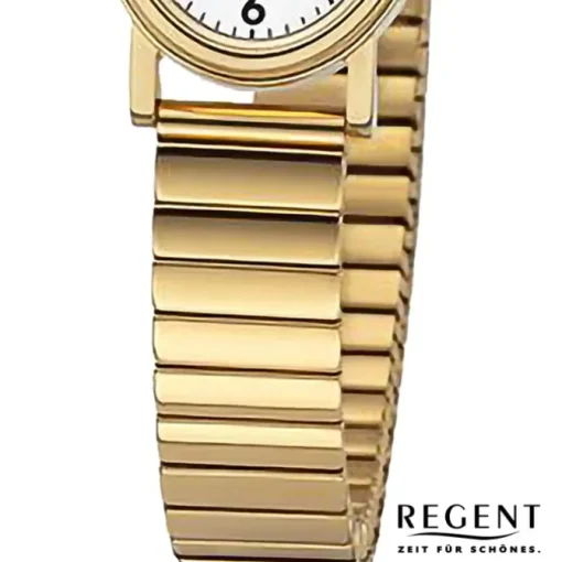 Regent Damen Armbanduhr Analog Edelstahlarmband gold URF1362