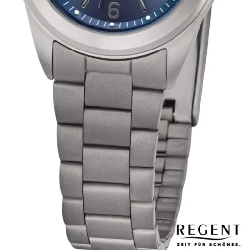 Regent Damen Armbanduhr Analog F-1168 Quarz-Uhr Metall silber URF1168