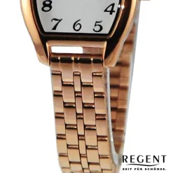 Regent Damen Armbanduhr Analog Metallarmband rosegold UR2211598
