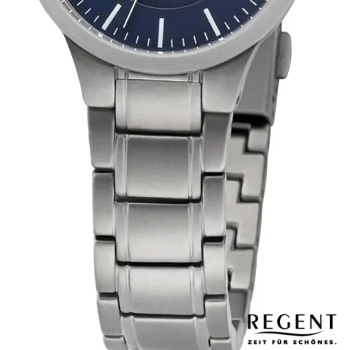Regent Damen Armbanduhr Analog Metallarmband silber URBA712