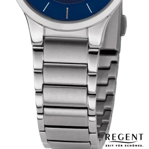 Regent Damen Armbanduhr Analog Metallarmband silber URBA727