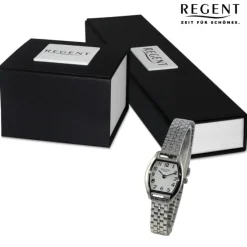 Regent Damen Armbanduhr Analog Metallarmband silber UR2251592