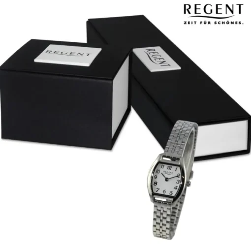 Regent Damen Armbanduhr Analog Metallarmband silber UR2251592