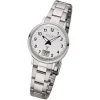 Regent Damen Funkuhr Analog-Digital FR-260 Funk-Uhr Metall silber URFR260