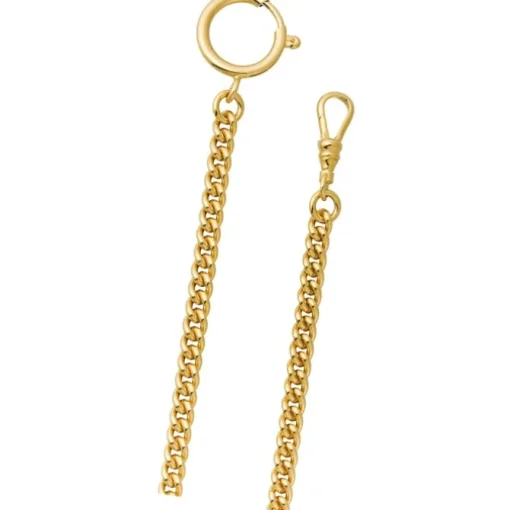 Regent Damen Herren Taschenuhr Kette Rundpanzer 5mm vergoldet vernickelt URP046