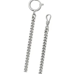 Regent Damen Herren Taschenuhr Kette Flachpanzer 5mm silber URP045