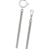 Regent Damen Herren Taschenuhr Kette Rundpanzer 5mm silber URP047
