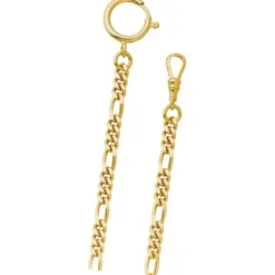 Regent Damen Herren Taschenuhr Kette Figaro 5mm vergoldet vernickelt URP048