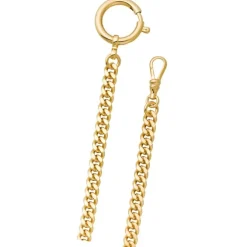 Regent Damen Herren Taschenuhr Kette Flachpanzer 6mm vergoldet vernickelt URP042