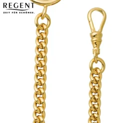 Regent Damen Herren Taschenuhr Kette Rundpanzer 5mm vergoldet vernickelt URP046