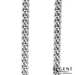 Regent Damen Herren Taschenuhr Kette Rundpanzer 5mm silber URP047