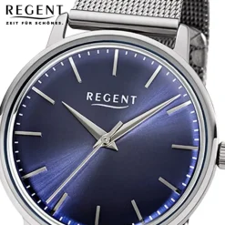 Regent Damen-Armbanduhr 32-2252485 Quarz-Uhr Edelstahl silber UR2252485