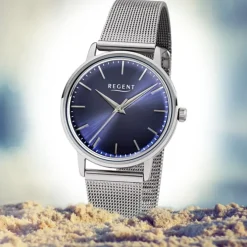 Regent Damen-Armbanduhr 32-2252485 Quarz-Uhr Edelstahl silber UR2252485