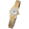 Regent Damen-Armbanduhr F-271 Quarz-Uhr Stahl-Armband gold URF271