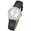 Regent Damen-Armbanduhr 32-F-1072 Quarz-Uhr Leder-Armband schwarz URF1072