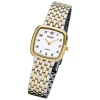 Regent Damen-Armbanduhr F-1049 Quarz-Uhr Stahl-Armband silber gold URF1049