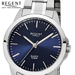 Regent Damen-Armbanduhr 32-F-1004 Edelstahl-Armband silber URF1004