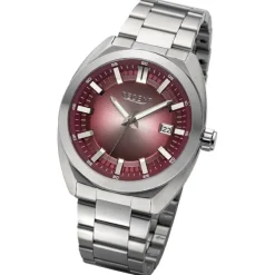 Regent Herren Armbanduhr Analog Metallarmband silber URBA826