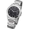 Regent Herren Armbanduhr Analog Metallarmband silber URF1283