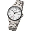 Regent Herren Armbanduhr Analog Titanarmband grau URF1444