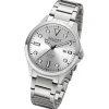 Regent Herren Armbanduhr Analog Metallarmband silber URF1452