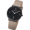 Regent Herren Armbanduhr Analog Lederarmband braun URF1532