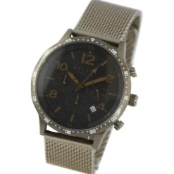 Regent Herren Armbanduhr Analog Metallarmband hellbraun UR1151548