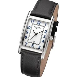 Regent Herren Armbanduhr Analog Lederarmband schwarz URF1518