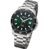 Regent Herren Armbanduhr Analog Metallarmband silber URBA754
