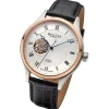 Regent Herren Armbanduhr Analog Lederarmband schwarz URGM2217