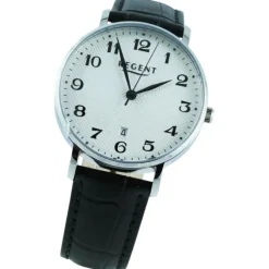 Regent Herren Armbanduhr Analog Lederarmband schwarz UR1011584