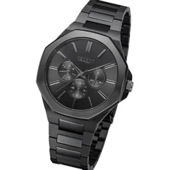 Regent Herren Armbanduhr Analog Metallarmband schwarz URBA771