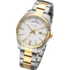 Regent Herren Armbanduhr Analog Metallarmband silber gold UR1162588