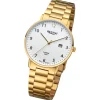 Regent Herren Armbanduhr Analog Metallarmband gold URGM2301